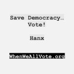 Tom Hanks Instagram - @whenweallvote