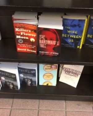 Tom Hanks Instagram - Forgive my aggressive marketing at a nearby bookstore. Hanx.