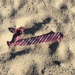 Tom Hanks Instagram - Looks like Alan Bean (Apollo12) left his tie in the Ocean of Storms. Hanx.