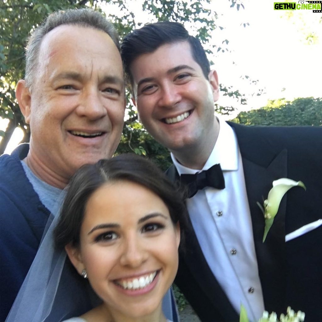 Tom Hanks Instagram - Elizabeth and Ryan! Congrats and blessings! Hanx.