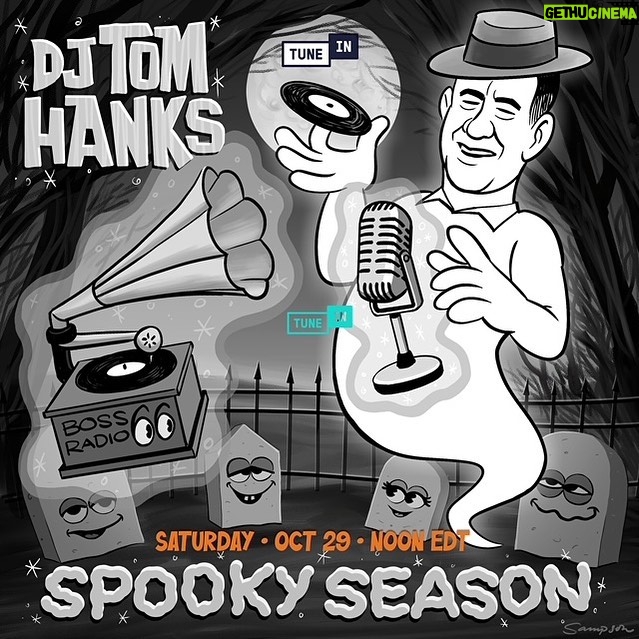 Tom Hanks Instagram - Boss Radio 66 is now on Tune In, and it’s that time of year…Hanx