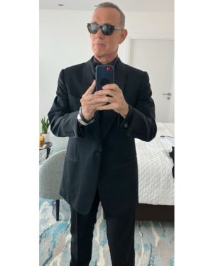 Tom Hanks Instagram - Big day. Grateful. How old is this dude? Hanx