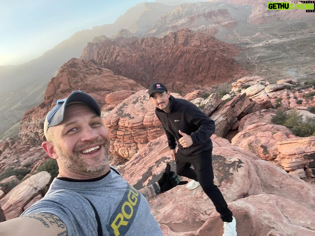 Tom Hardy - 444.9K Likes - Red Rock Grand Staircase