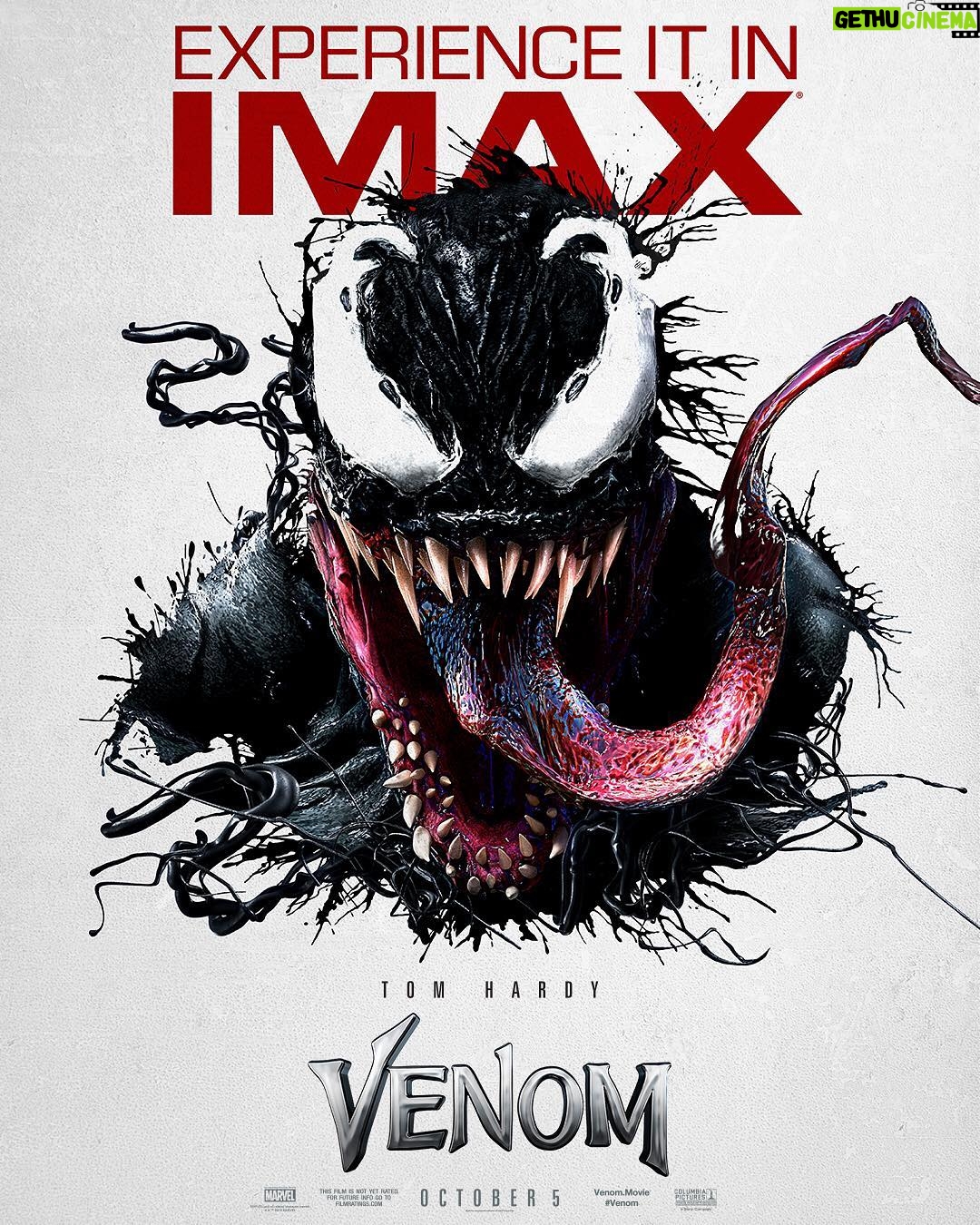 Tom Hardy Instagram - @VenomMovie x @IMAX #WERV3N0M