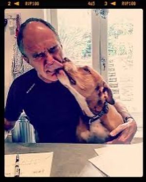 Tom Hardy Instagram - Cass was an XL Bully type  she was a deeply kind and loving sensitive puppy and companion.