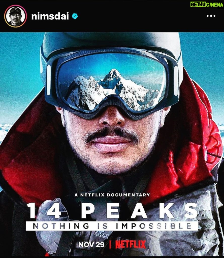 Tom Hardy Instagram - @nimsdai 👊🏻💥🏔🏔🏔🏔🏔🏔🏔🏔🏔🏔🏔🏔🏔🏔💯Legend watch his achievements on Netflix soon. So proud of you brother 🦅