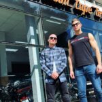 Tom Hopper Instagram - The SA trip starts now…. Thanks for the steel horses and the gear @harleycapetown @harleydavidson_uk Garden route here we come!……Yes, Zak is that much shorter than me #streetglide Harley-Davidson Cape Town