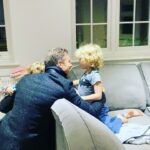 Tom Hopper Instagram – I love my job, I love working, love every aspect of it. But nothing beats coming home to my faves after being away filming for long periods. Seeing their little faces when I walk through the door to our home, having those cuddles again is the BEST feeling in the world 🥰🥰🥰
Most importantly….is that Truly must immediately tell me about her beautiful dress 😅