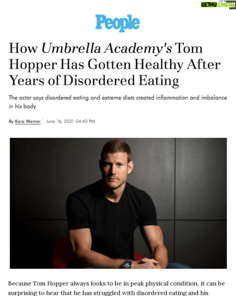 Tom Hopper Instagram - I had the opportunity to have some honest, fantastic chats with @people @askmen and @purewow about my journey with fad diets, fitness and health. How could I not talk about @viome and how it completely changed the way I now work with my body to stay optimal, and keeping mine and my families health in balance. So excited for our partnership and our quest to help billions with their health 💪🏼