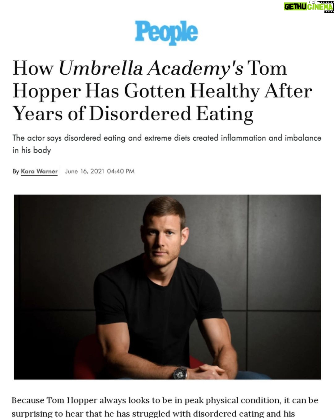 Tom Hopper - 84.8K Likes - I had the opportunity to have some honest, fantastic chats with @people @askmen and @purewow about my journey with fad diets, fitness and health.
How could I not talk about @viome and how it completely changed the way I now work with my body to stay optimal, and keeping mine and my families health in balance. So excited for our partnership and our quest to help billions with their health 💪🏼