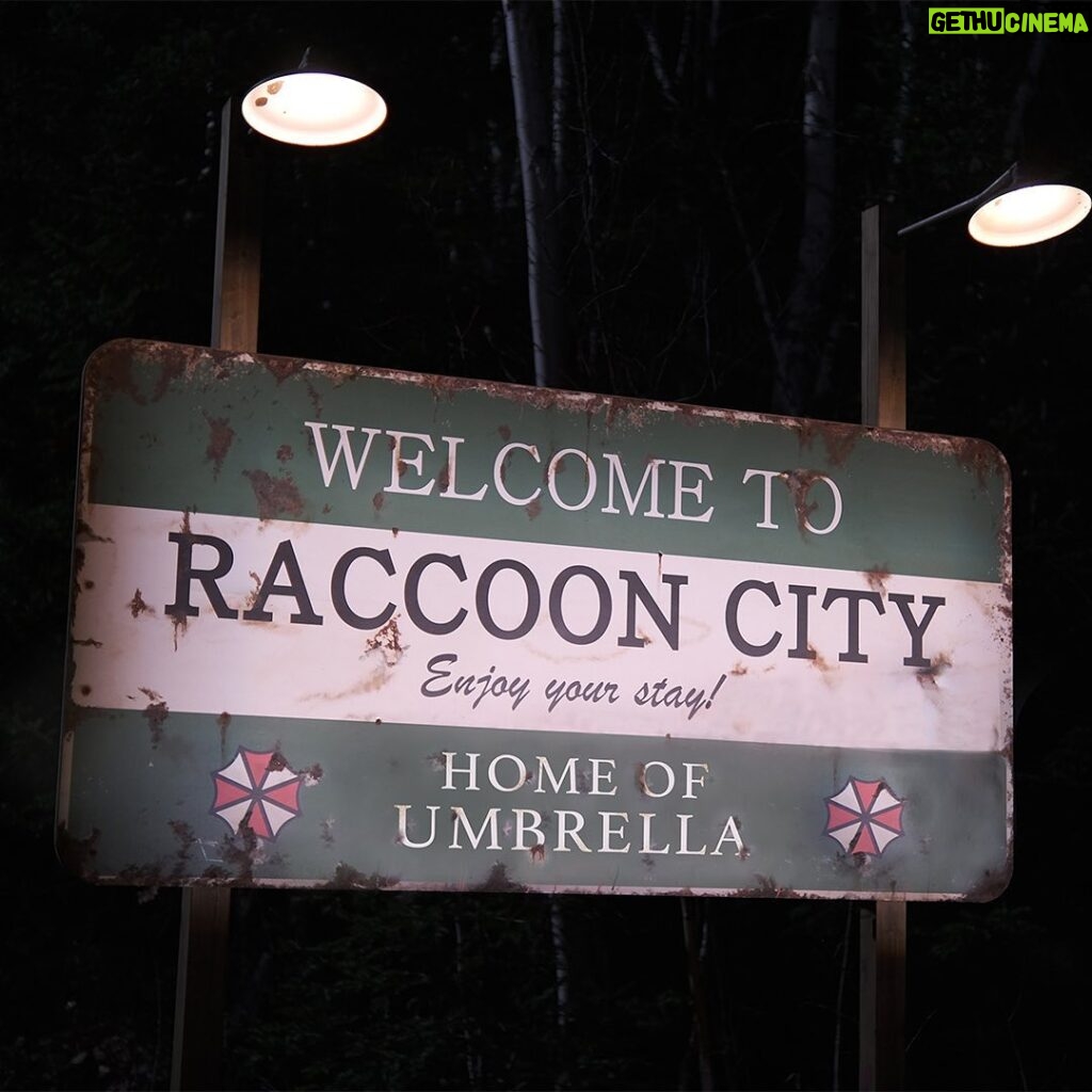 Tom Hopper Instagram - Looks like a fun place to visit!😏 @residentevil #WelcomeToRaccoonCity is only in theaters from September 3rd 2021. Set your calendars!....to grab...shotguns etc 🧟‍♂ Racoon City
