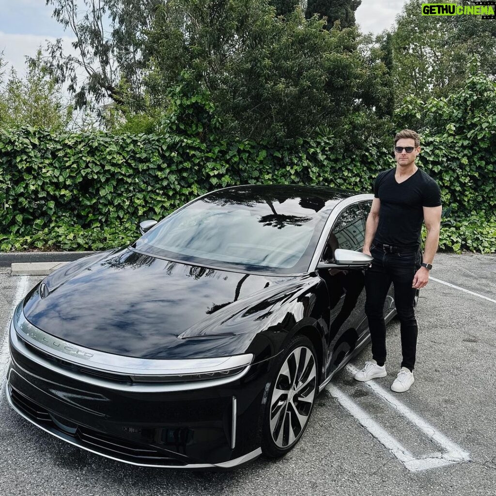 Tom Hopper Instagram - If you know…you know Thank you @lucidmotors Incredible car. Unbelievable power, and luxury on a whole different level. #lucidair