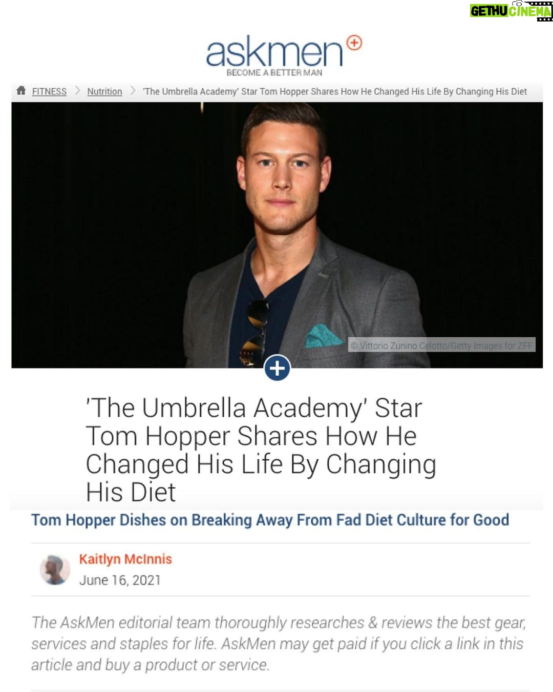 Tom Hopper - 84.8K Likes - I had the opportunity to have some honest, fantastic chats with @people @askmen and @purewow about my journey with fad diets, fitness and health.
How could I not talk about @viome and how it completely changed the way I now work with my body to stay optimal, and keeping mine and my families health in balance. So excited for our partnership and our quest to help billions with their health 💪🏼