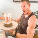 Tom Hopper Instagram – Big thank you to you all for all the lovely birthday wishes yesterday!

@laurahopperhops made me the BEST sugar free birthday cake!….
but then Truly Scrumptious stole my moment of glory by BLOWING OUT MY BIRTHDAY CANDLES!!