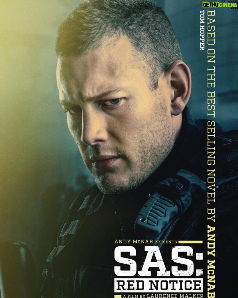 Tom Hopper Instagram - Meet Declan From Andy McNab (@the_real_mcnab) best selling novel, SAS: Red Notice coming to you soon.... ...and by soon...I mean when cinemas are a place people want to go again...I’m keeping the hope that is classed as “soon”