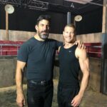Tom Hopper Instagram - @maillet_robert is what I call a true gentle giant of this world, and wonderful human. It was a pleasure to beaten to a pulp by him in @umbrellaacad season 2. Always a big shout out to my guys @reelstunts, Master Tommy Chang. Also....he’s ridiculously strong and is the biggest man I’ve ever seen do full pull-ups! Toronto, Ontario