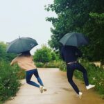 Tom Hopper Instagram - Night away at @sohofarmhouse with @laurahopperhops for some much needed parent only time! Think we forgot what to do with ourselves without the little ones around. So we walked around doing...well....this 🥰 📸 @janine_whitmore Soho Farmhouse