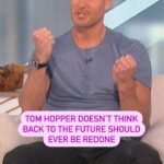 Tom Hopper Instagram – Do you agree with @tom.hopperhops?? #TheTalk #backtothefuture