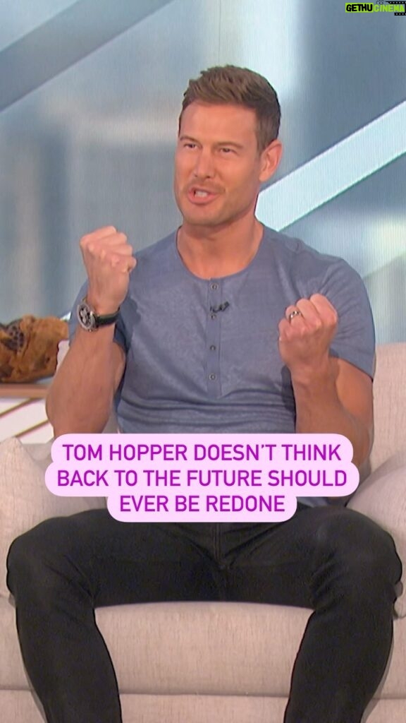 Tom Hopper Instagram - Do you agree with @tom.hopperhops?? #TheTalk #backtothefuture