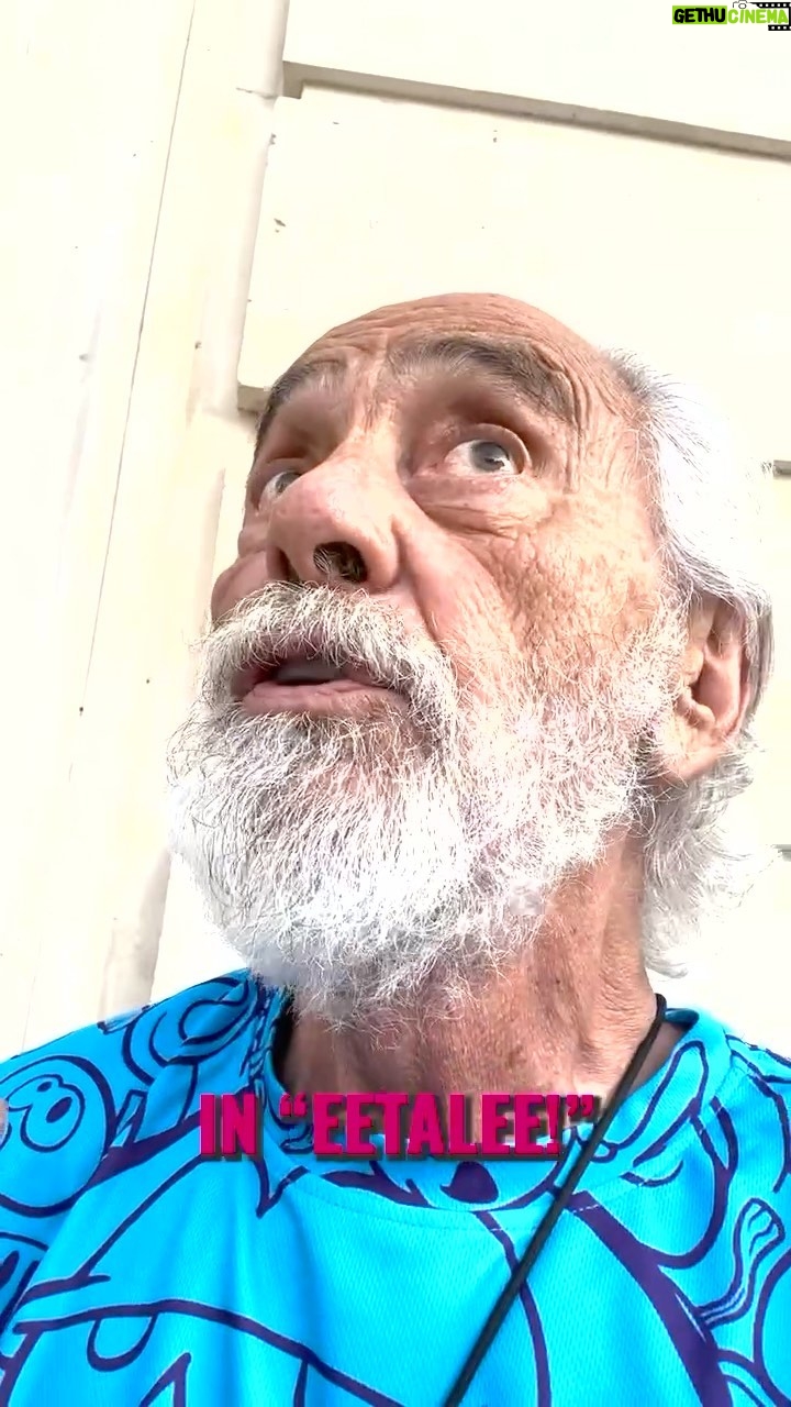 Tommy Chong Instagram - Learning to speak Italian is a trip, man 🤌 😂 Syracuse, Italy