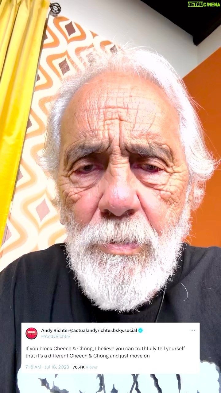 Tommy Chong Instagram - Let’s be buds 🌲💨 Los Angeles, California
