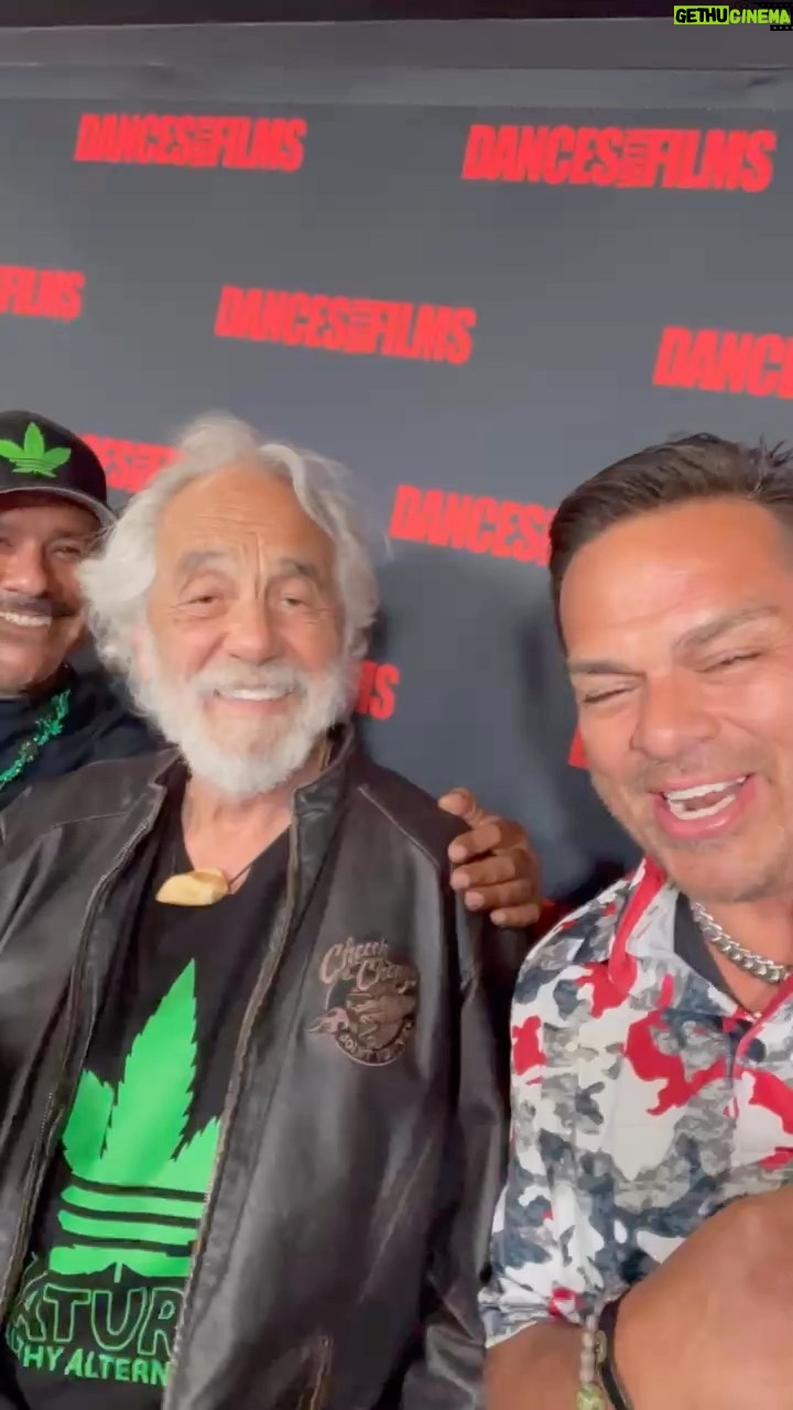 Tommy Chong Instagram - Did you catch the premier last night with @1christopherwright @joegrande52 and @heytommychong for @americanpotstory at the @chinesetheatres in Hollywood? Keep an eye out for the recap from last nights documentary on how California legalizers changed the world! @danceswithfilms @oaksterdamuniversity @daleskyjones #redcarpet #chinesetheater #tommychong #oaksterdanuniversity #joegrande #blue #americanpotstory #california #hollywood #danceswithfilms Chinese Theater Hollywood