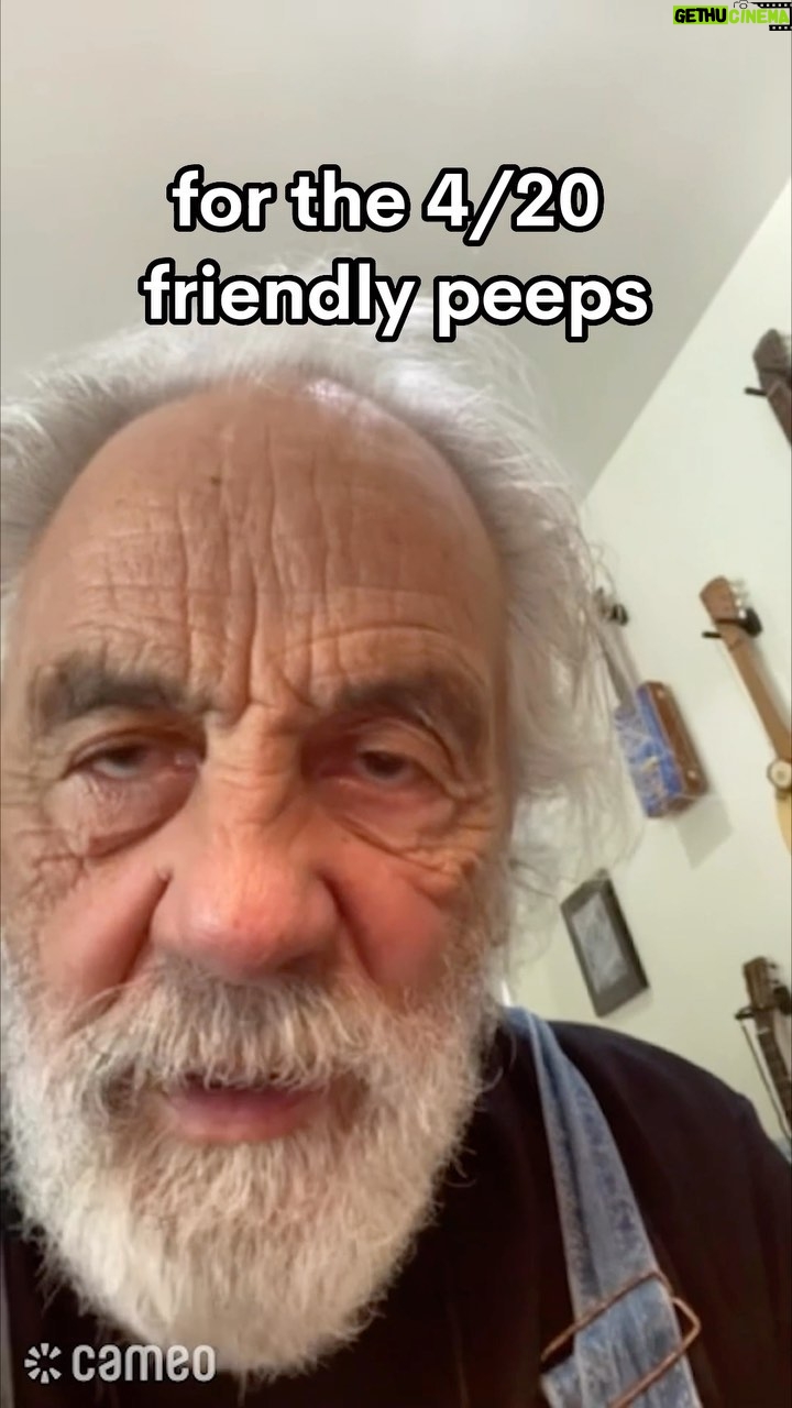 Tommy Chong Instagram - It’s the man, the myth, the (stoner) legend—@heytommychong! 😤 Give one of your 4/20 peeps the coolest surprise by requesting him on Cameo.