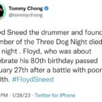 Tommy Chong Instagram - Rest in Paradise man 💚 #FloydSneed