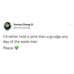 Tommy Chong Instagram – Peace and love man ✌️💚
@tommychongcannabis