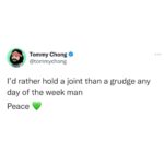 Tommy Chong Instagram - Peace and love man ✌️💚 @tommychongcannabis