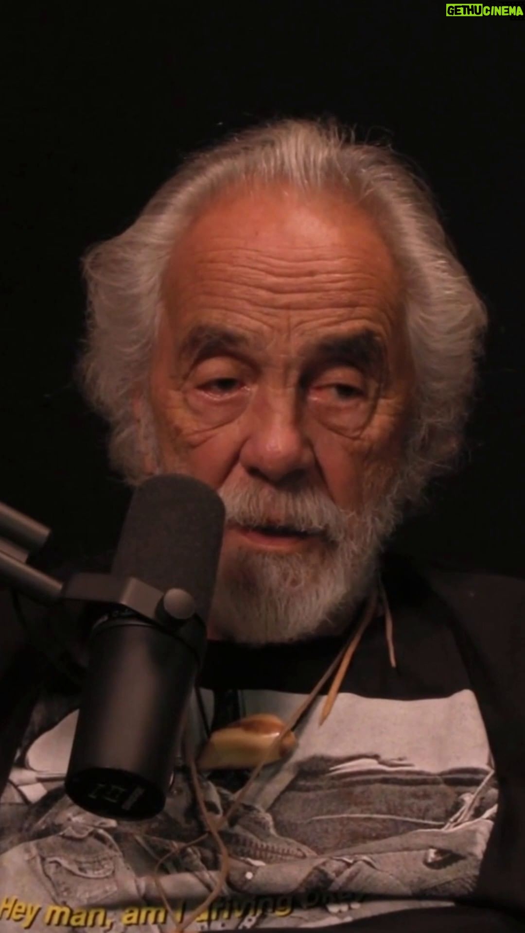 Tommy Chong Instagram - Can't remember what the question was, but had a good time talking with @youngrobstone 💨🌳