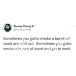 Tommy Chong Instagram - #mondaymotivation 😄