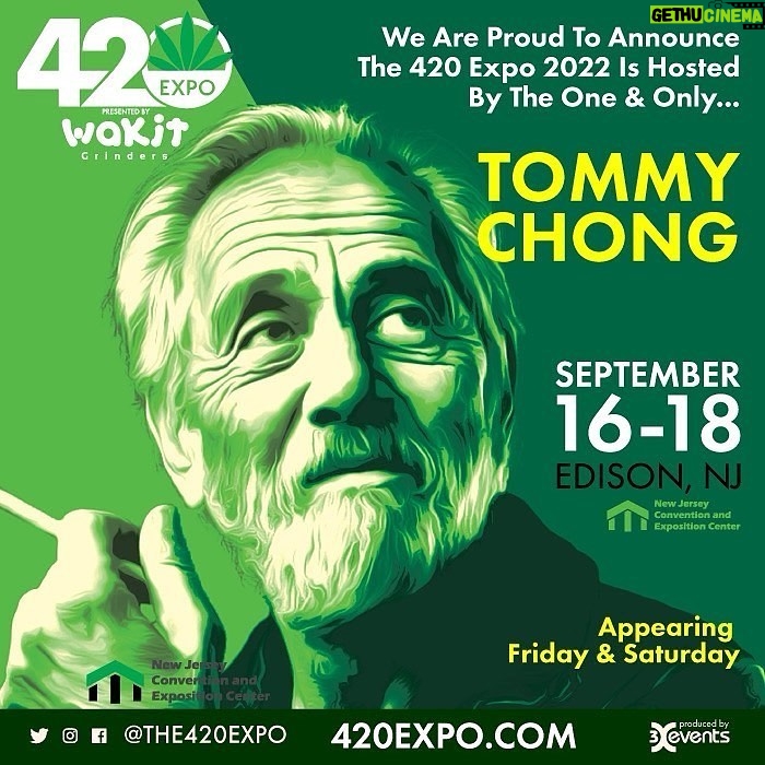 Tommy Chong Instagram - It's an honor man! Excited to be announced as the host of @the420expo 2022, September 16-18. Come check it out. Let's meet up and toke up 🤗 Grab your tickets — link in stories.
