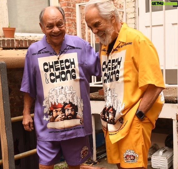 Tommy Chong Instagram - Happy birthday brother , don’t blow all the candles out man we need a light for later 👌 @CheechMarin