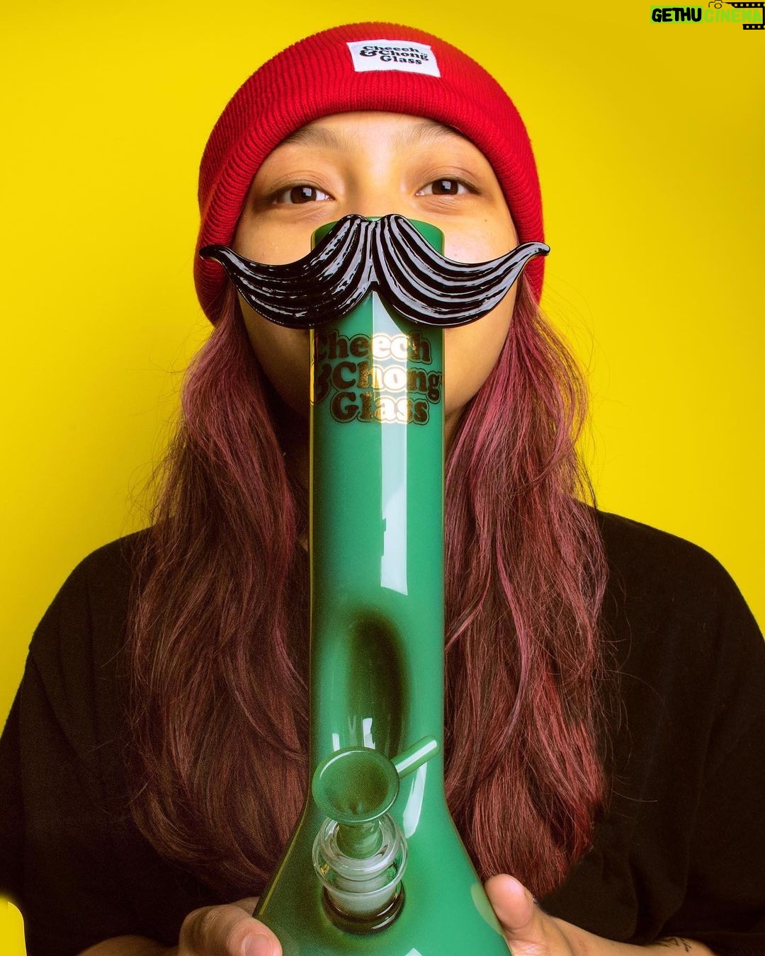 Tommy Chong Instagram - Check out the new Moustache Ride Water Pipe from @cheechandchongglass This moustachioed marvel is the signature water pipe and is made of 100% borosilicate glass with a scalloped ice catcher and an iconic moustache design on the front of the mouthpiece. Smoke your stash with a stache and get yours today! . . . . . #wcg #westcoast #westcoastgifts #cannabisculture #smokeshop #smokeshops #smokeshopowners #cheechandchong #cheechandchongglass #cheech #cheechmarin #chong #tommychong #mustache #moustache #bong #bongs
