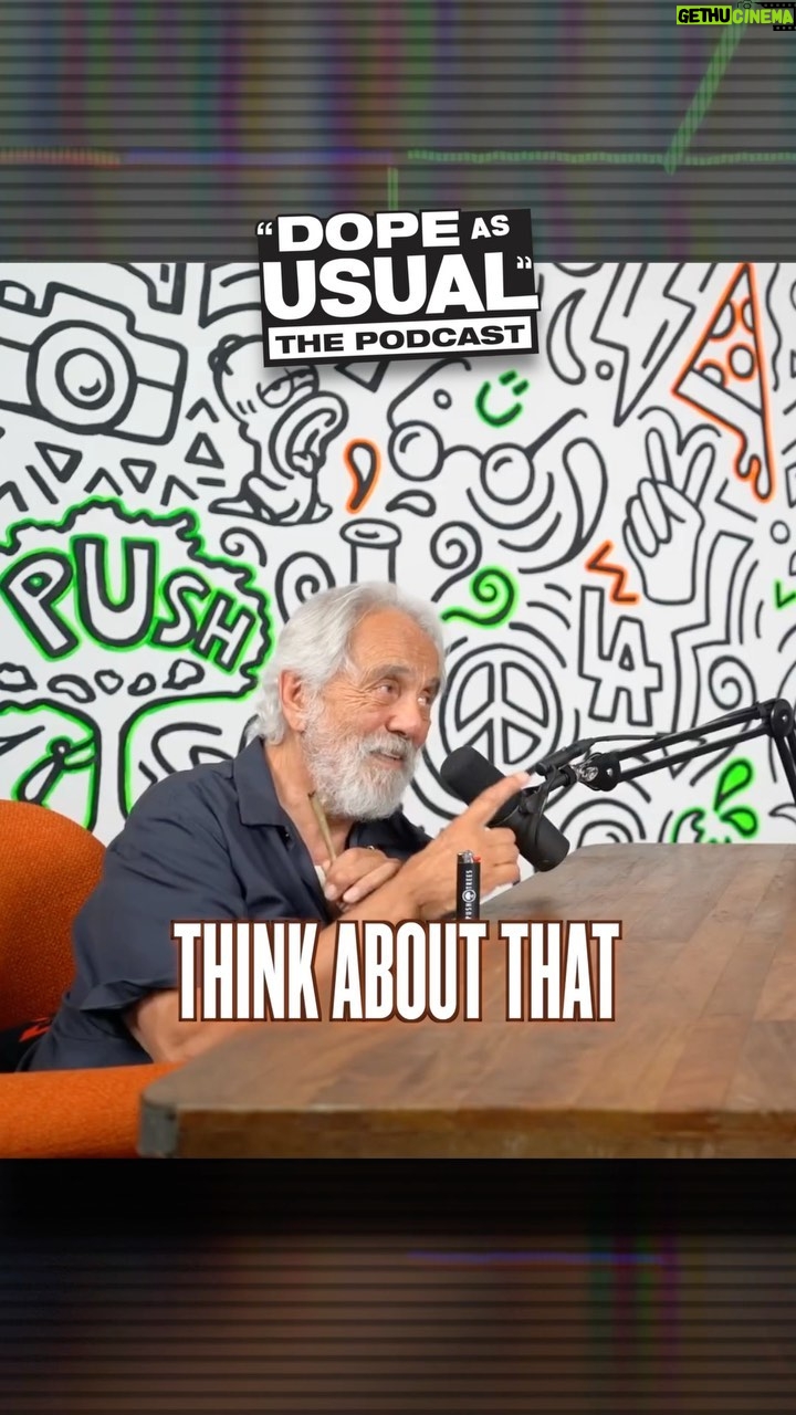 Tommy Chong Instagram - One year ago today the Great Tommy Chong came through & blessed us with tons of knowledge! 🔥🔥💨💨💪💪 @dope_as_usual_podcast x @heytommychong Los Angeles, California