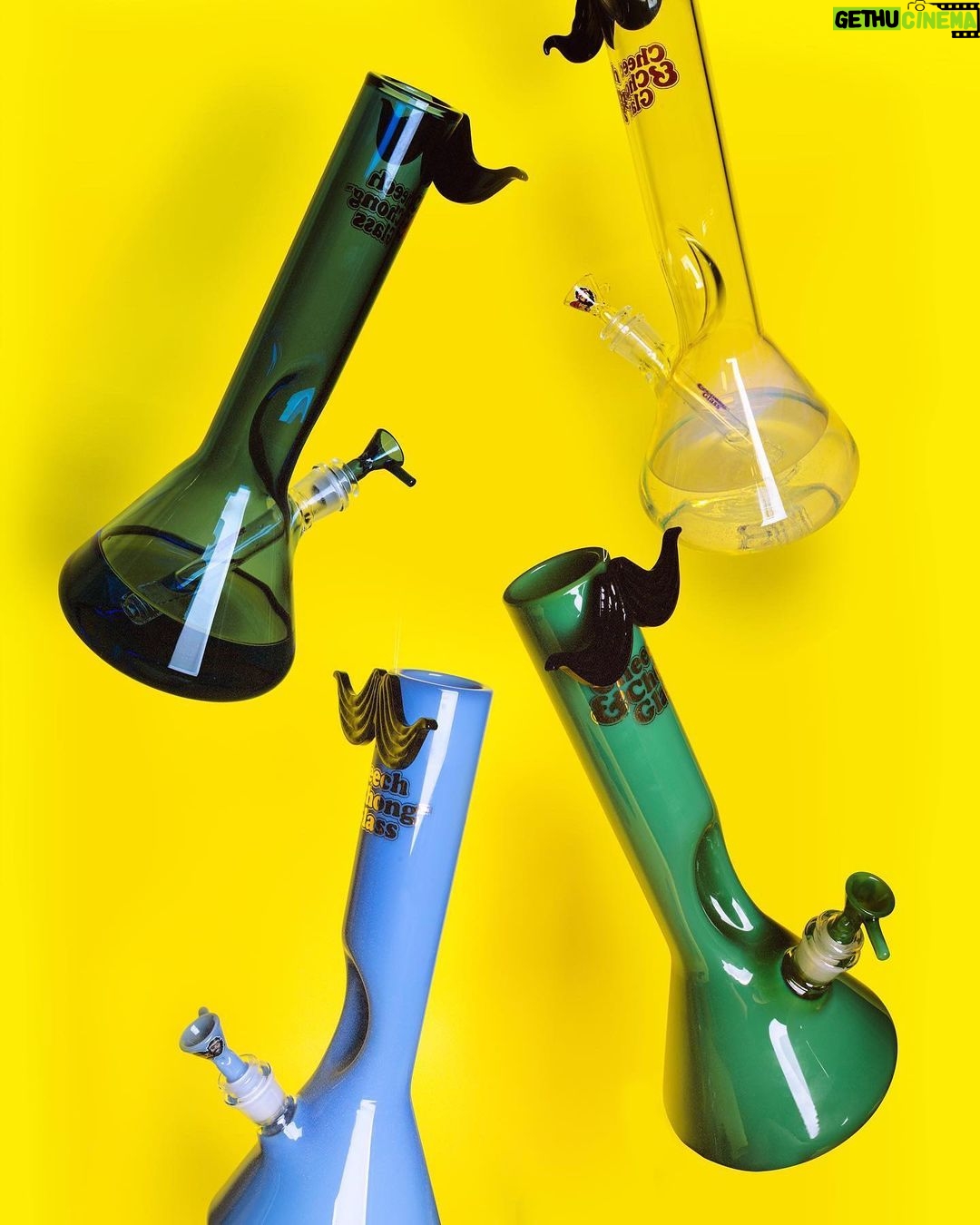 Tommy Chong Instagram - Check out the new Moustache Ride Water Pipe from @cheechandchongglass This moustachioed marvel is the signature water pipe and is made of 100% borosilicate glass with a scalloped ice catcher and an iconic moustache design on the front of the mouthpiece. Smoke your stash with a stache and get yours today! . . . . . #wcg #westcoast #westcoastgifts #cannabisculture #smokeshop #smokeshops #smokeshopowners #cheechandchong #cheechandchongglass #cheech #cheechmarin #chong #tommychong #mustache #moustache #bong #bongs