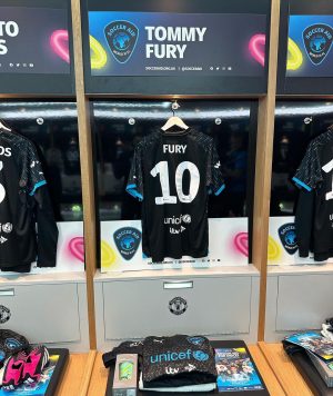 Tommy Fury Instagram - SOCCER AID CHAMPS!⚽️♥️🌎 (I think I’ll be leaving it to the professionals🤣)… What an incredible opportunity and an incredible cause!!! @unicef @socceraid