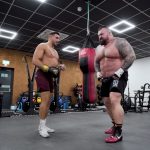 Tommy Fury Instagram – 🫃🏻🫃🏻just two bellys minding their business. Who’s watched mine and @eddiehallwsm latest YouTube’s ?🤣….