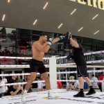Tommy Fury Instagram – Touchdown. Public workout✔️