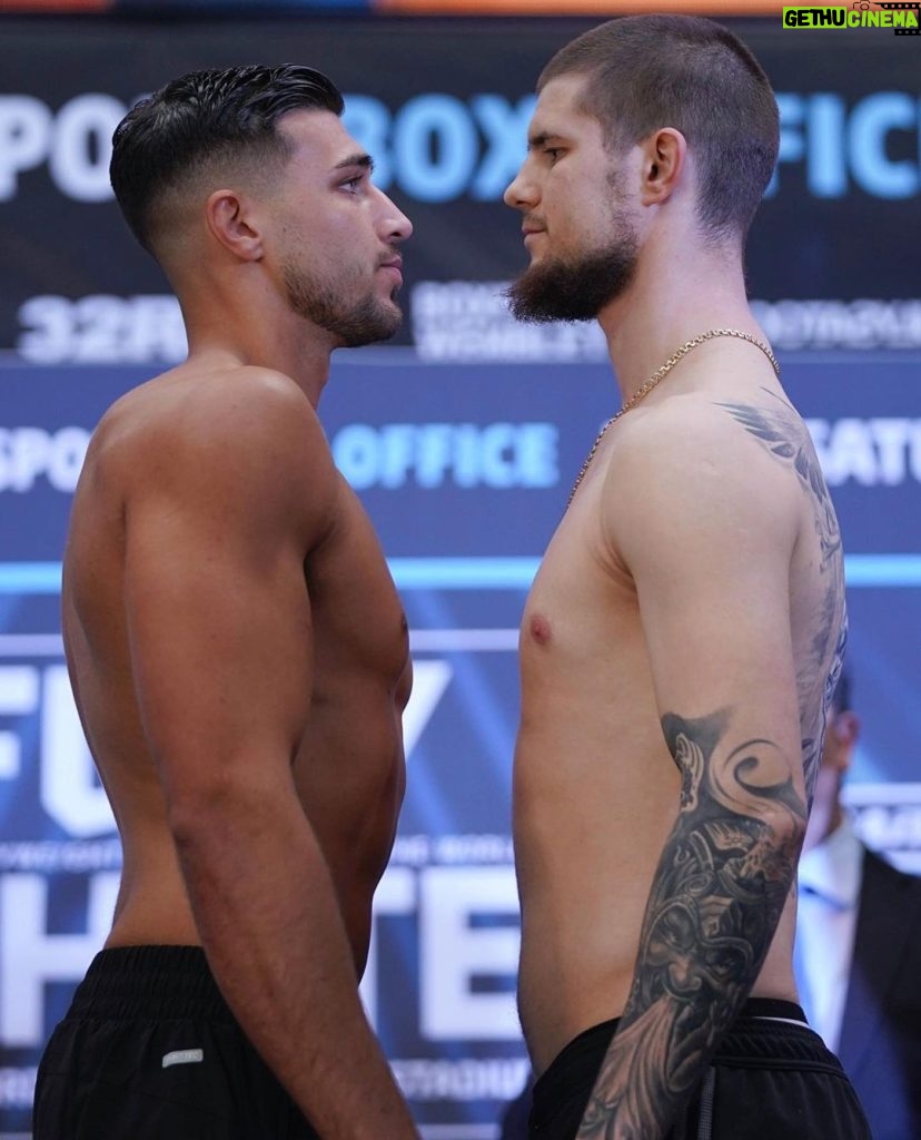 Tommy Fury Instagram - Weigh in complete. Let the fun begin🤪 BOXPARK Wembley