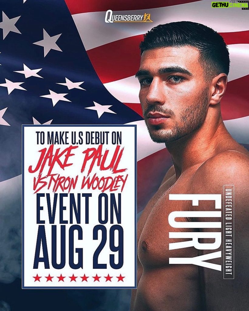 Tommy Fury Instagram - USA BOUND🇺🇸 To confirm the rumours…. I will be fighting on AUGUST 29th in Cleveland, Ohio. I can’t wait to put on a show in America…. bring it on ❤️