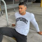 Tommy Fury Instagram - Found me some shade🥵 @superdry use code- TOMMY10 for 10% off at checkout. AD