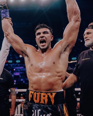 Tommy Fury Instagram - 10-0. Thank you Manchester, my home town and my people… I had chills walking into that arena last night. An evening I will never forget. Glory to God always🙏🏼🤍