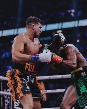 Tommy Fury Instagram - 10-0. Thank you Manchester, my home town and my people… I had chills walking into that arena last night. An evening I will never forget. Glory to God always🙏🏼🤍
