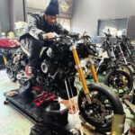 Tomoya Nagase Instagram – @joyridespeedshop 
@rough_motorcycle_garage 
@challenger_brigade 
@avcc_info 
@yoshimura_japan_official 
#古墳シート
#mk2
#制作
#47