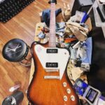 Tomoya Nagase Instagram – #firebirdnonreverse 
#gibson
#p90
#mahogany
