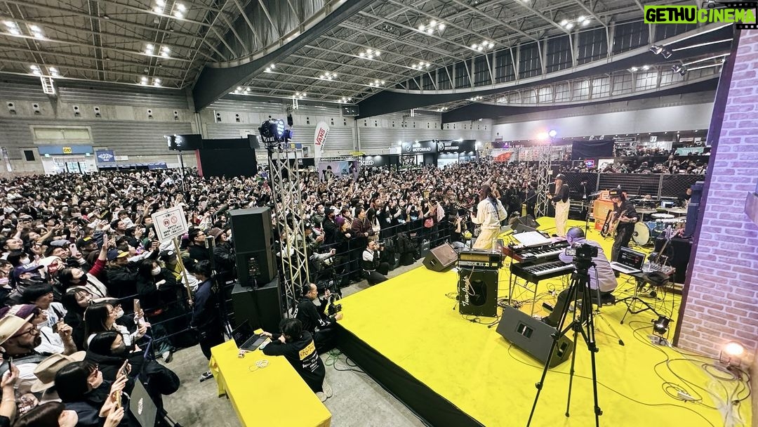 Tomoya Nagase Instagram - @mooneyesjp @challenger_brigade @kodetalkers_official #ありがとう #パシフィコ横浜 #2023