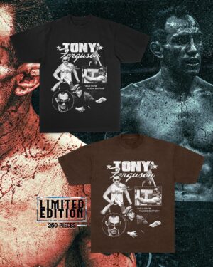 Tony Ferguson Instagram - Champ sh*t only. A collaboration long in the making. A fighter that lives, breathes and defines what it means to be Full Violence. CSO 🇺🇸🏆🇲🇽

Tony ‘El Cucuy’ Ferguson x Full Violence is now live!

Sales close 1/16 | Link in Bio | FullViolence.com