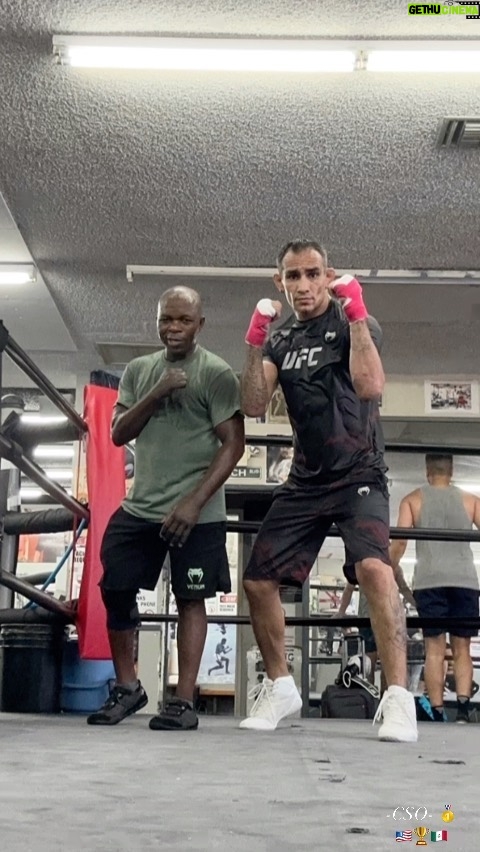 Tony Ferguson Instagram - “Molding Together The New Sweet Science” -Champ 🦹♂️ -CSO- 🇺🇸🏆🇲🇽 # Thanks🤝Coach Sam ⚔️🕶️ # OneDedic8tedDad # ForMyBoys 🥇 # WriteThoseThatDontMatterOff ✍️💨🍃#ElCucuy